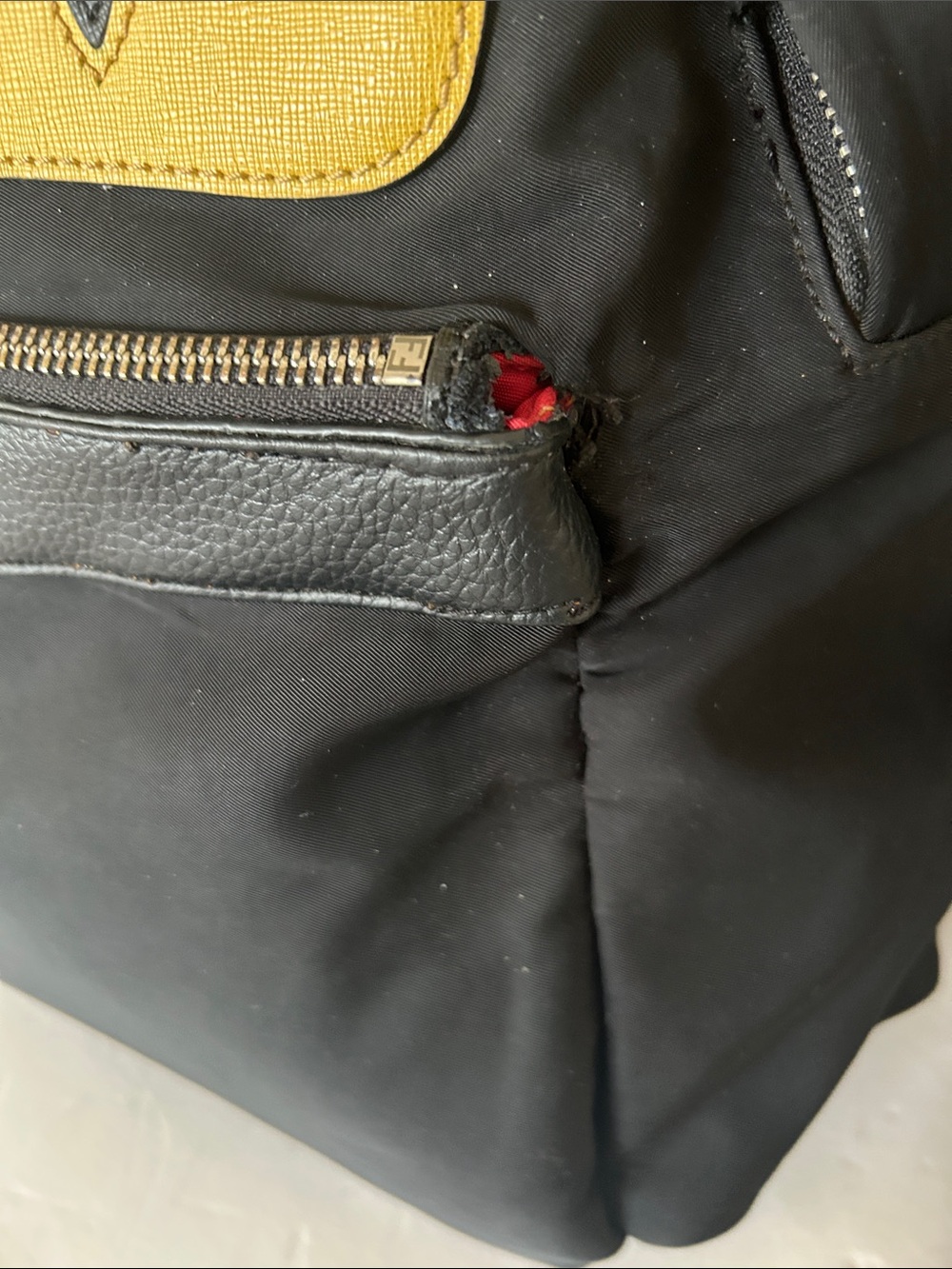 Black Backpack with Yellow Accent Eyes - Men - Picture 4 of 17